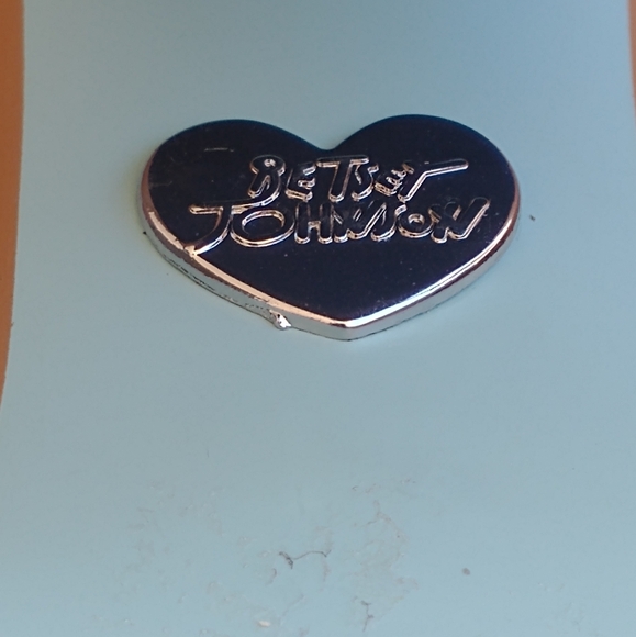 Betsey Johnson High Heels Size 6.5M Maroon Velvet Carly Ankle Strap - Picture 9 of 12